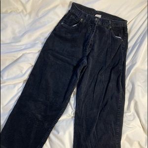 Thick corduroy skater pants